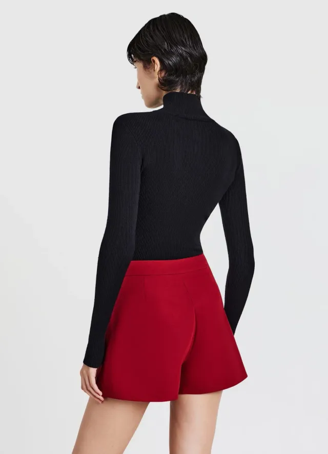 Calliope jupe-short femme panneau avant sophistiqué