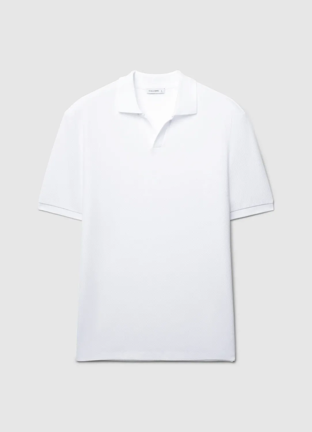 Calliope Polo homme piqué col contrasté