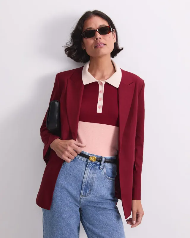 Sportscraft Rosa Blazer tailleur femme cintré