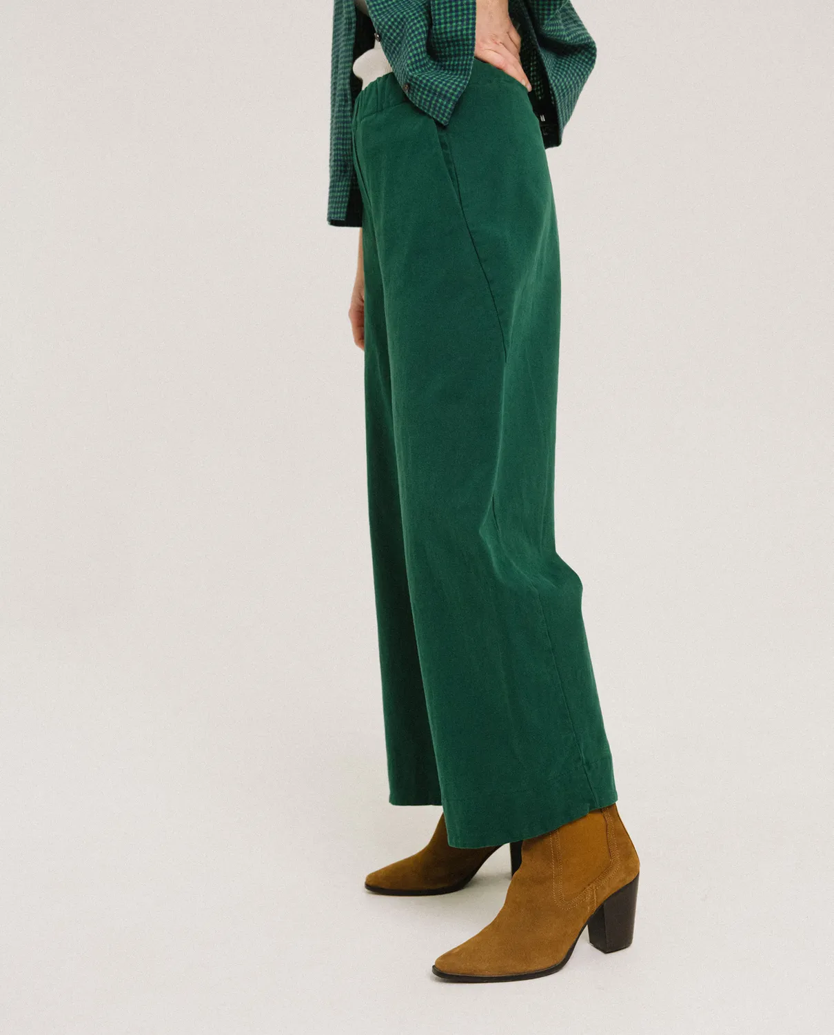 TINSELS DJOUDI pantalon FOUGERE balloon coton