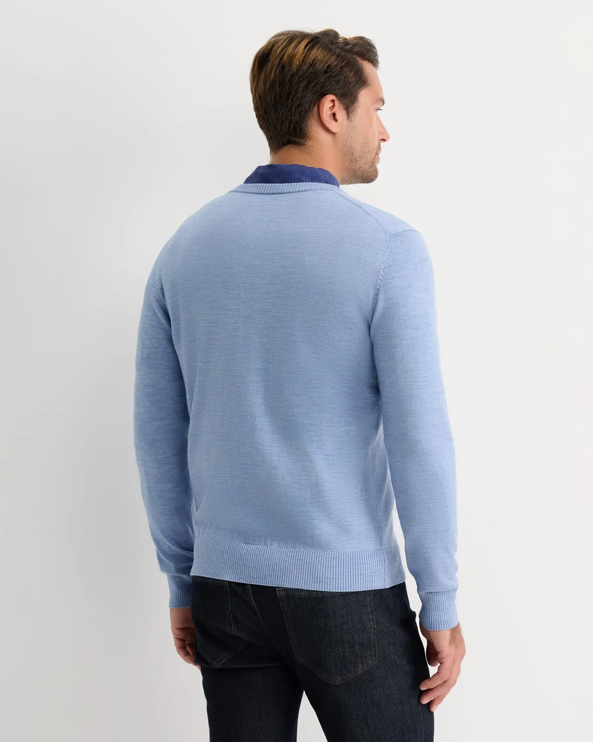 Sportscraft Merino pull col V mérinos homme
