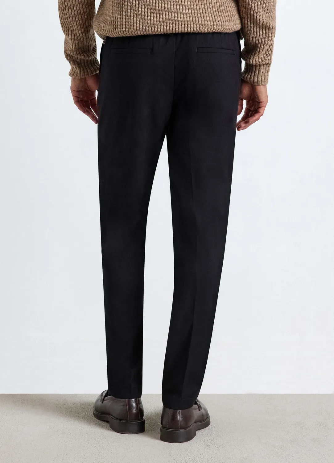 Calliope pantalon homme taille élastique coupe droite