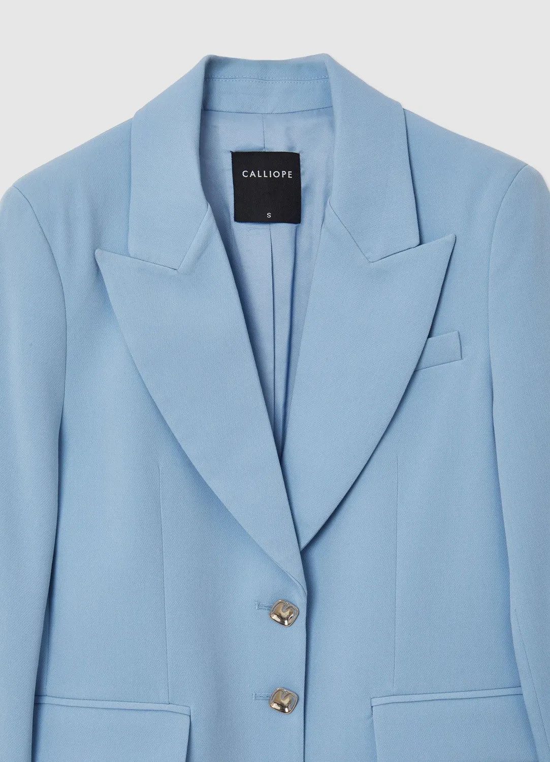Calliope veste tailleur boutons dorés femme