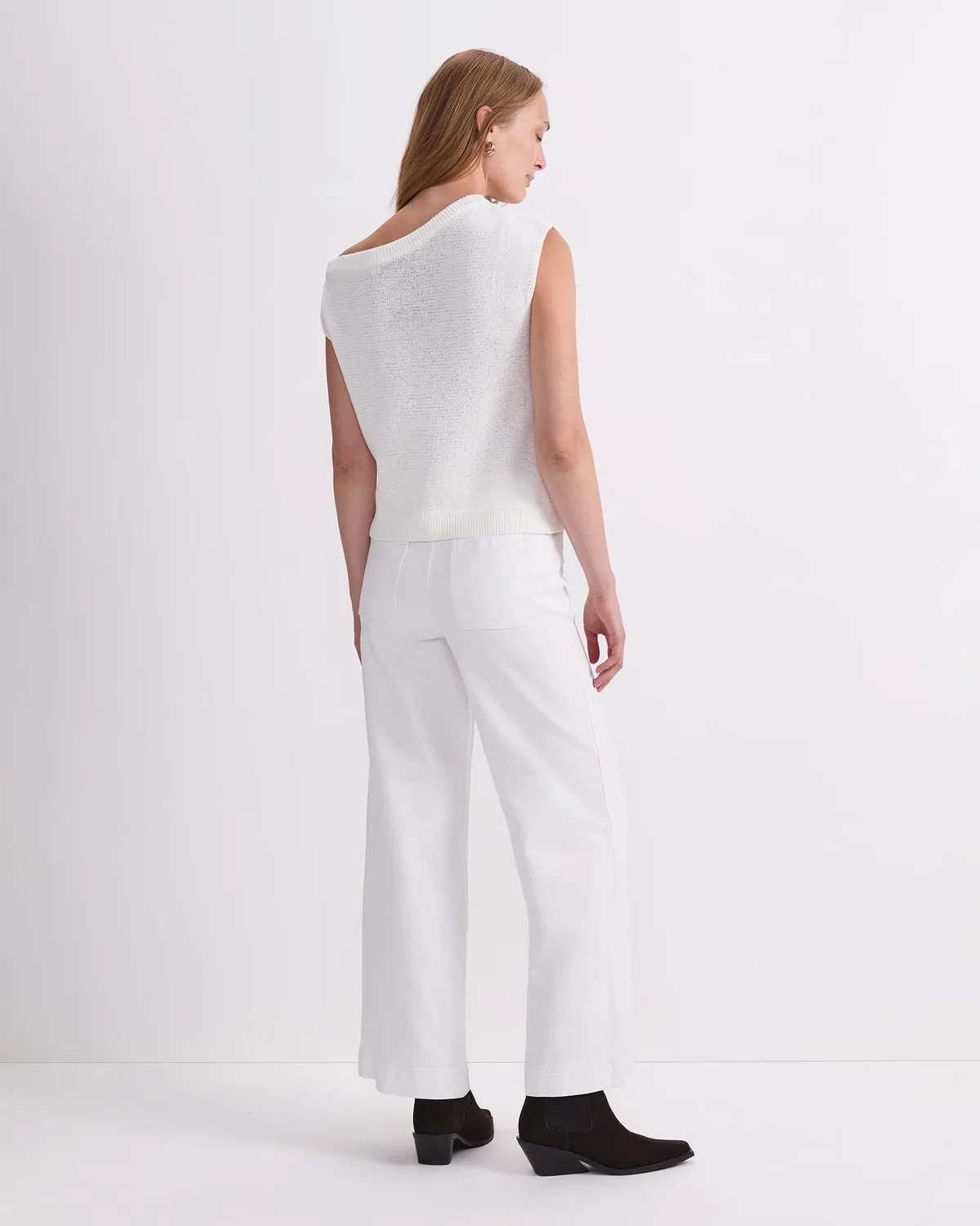 Sportscraft Josie Asymmetric Knit pull coton