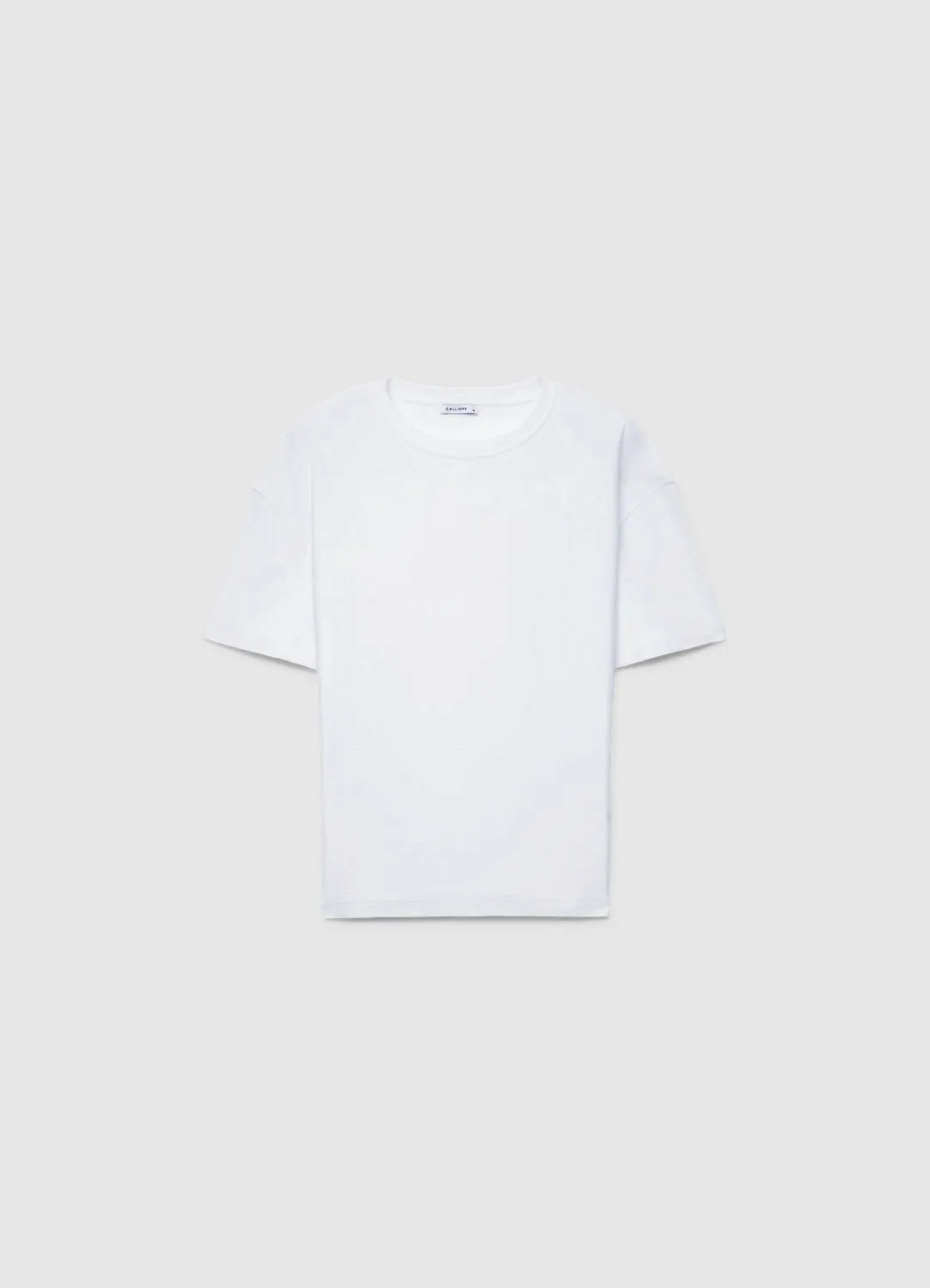 Calliope t-shirt boxy homme uni col rond
