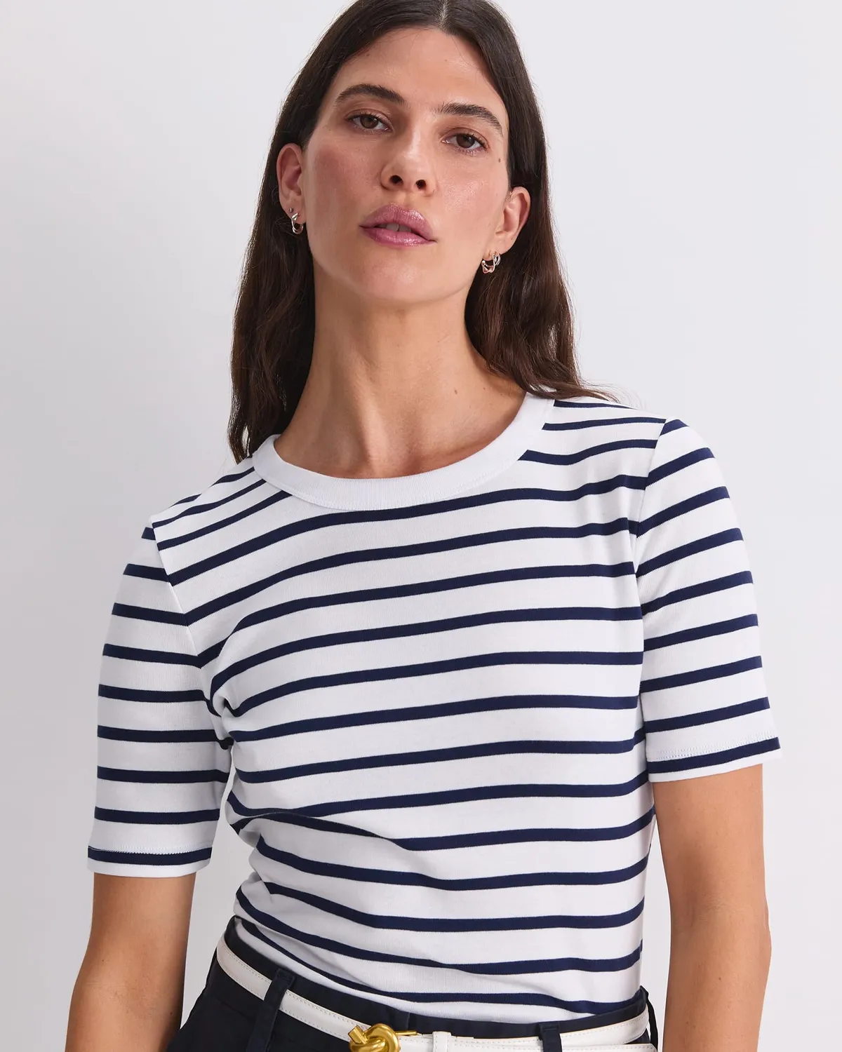 Sportscraft Heidi Stripe tee coton rayé femme