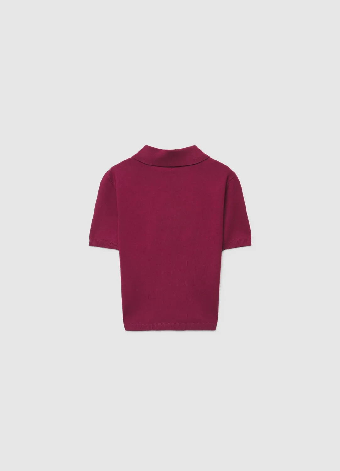 Calliope Polo maille femme manches courtes col classique