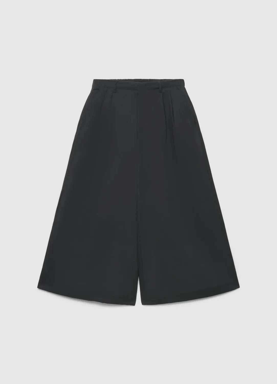 Calliope pantalon culotte à pinces femme taille haute