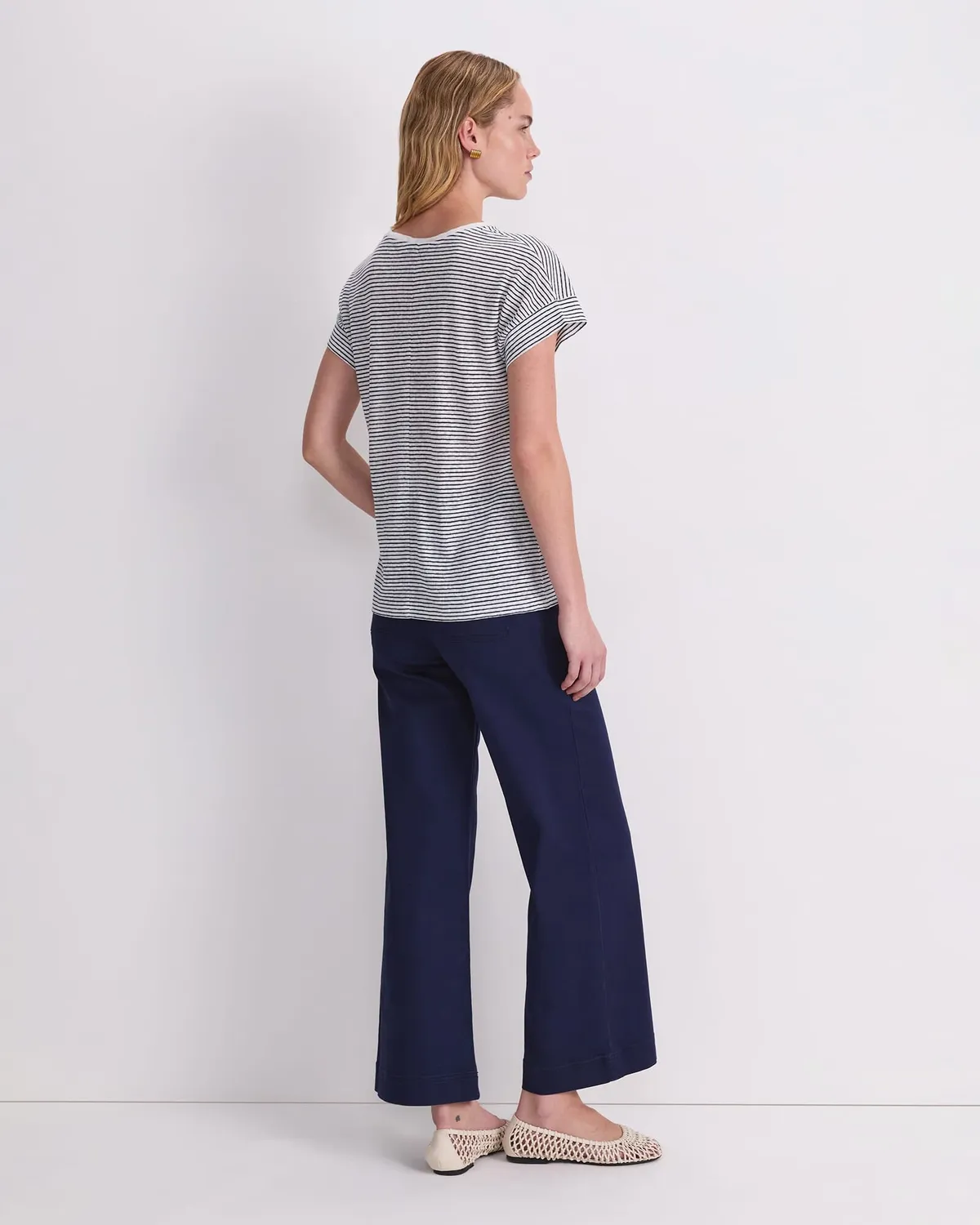 Sportscraft Tonia Crew Neck t-shirt lin femme XXS