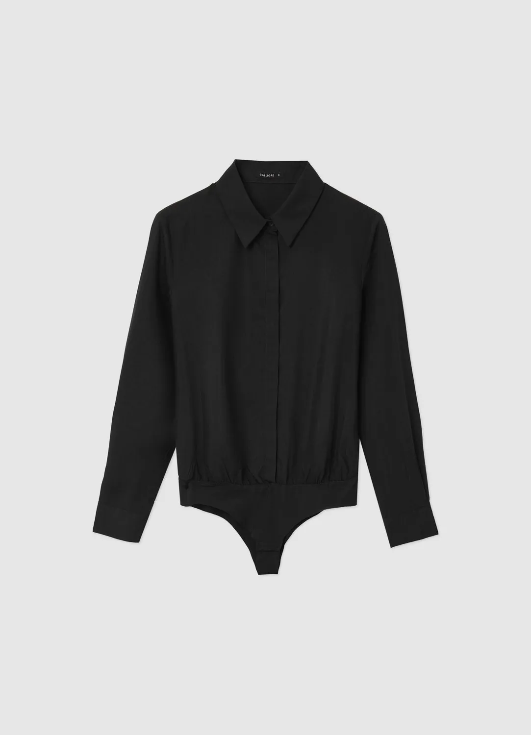 Calliope body chemisier femme uni manches longues
