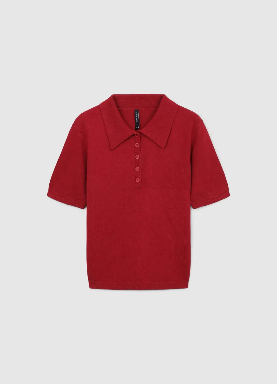 Calliope polo bottoni polo femme M manches courtes