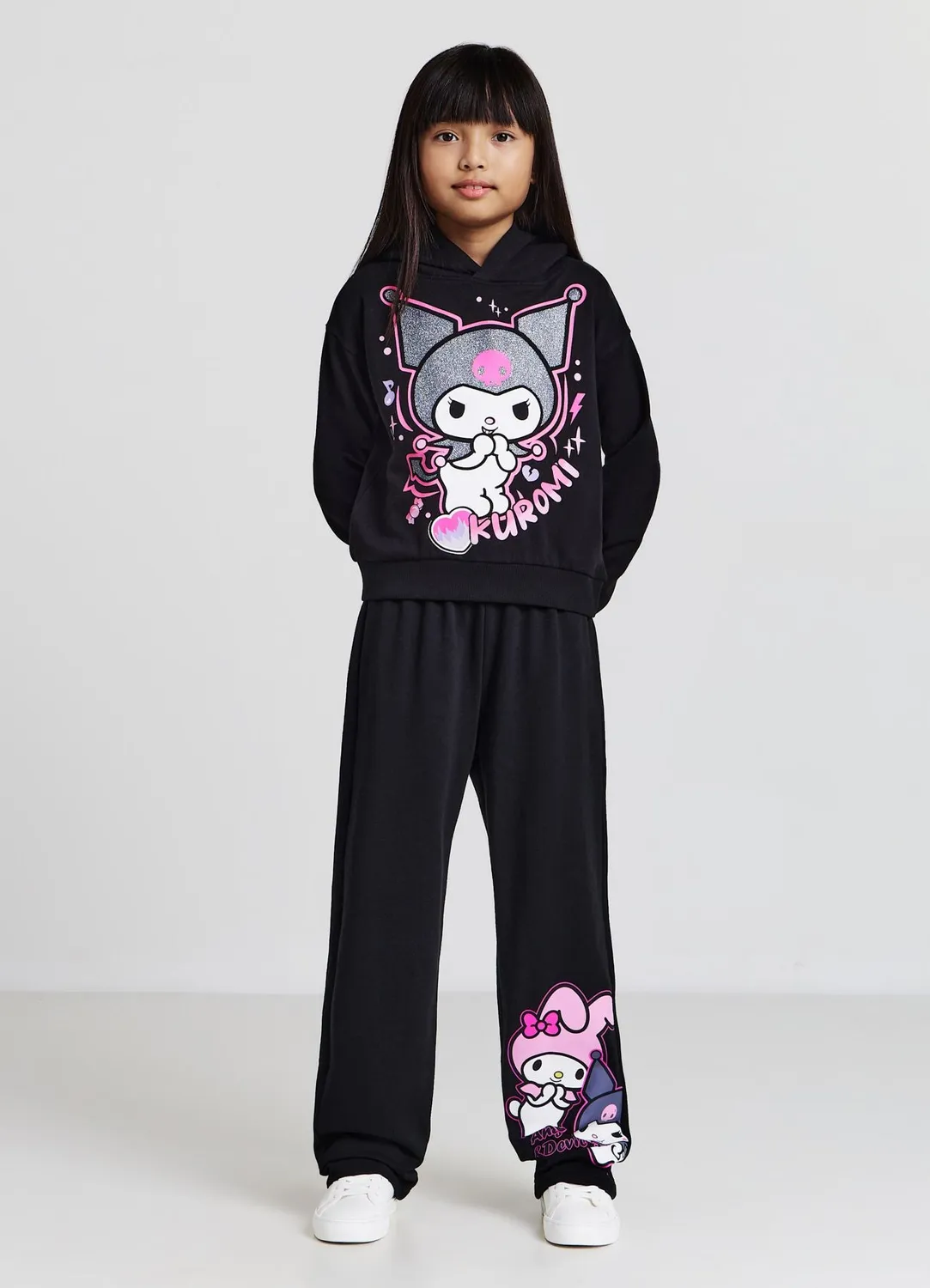 Calliope pantalon jogging Kuromi fille imprimé