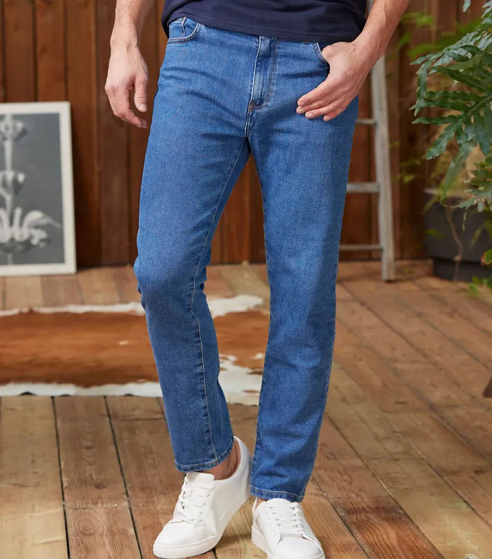 Cocorico Regular Jean Homme Bleu Clair denim stretch