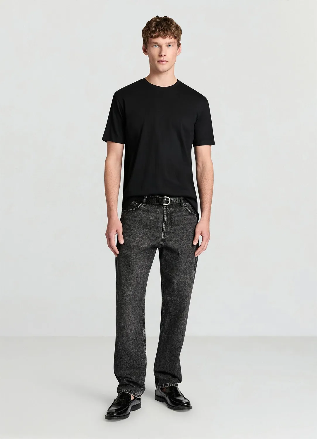 Calliope Relaxed Fit jean homme délavé 5 poches