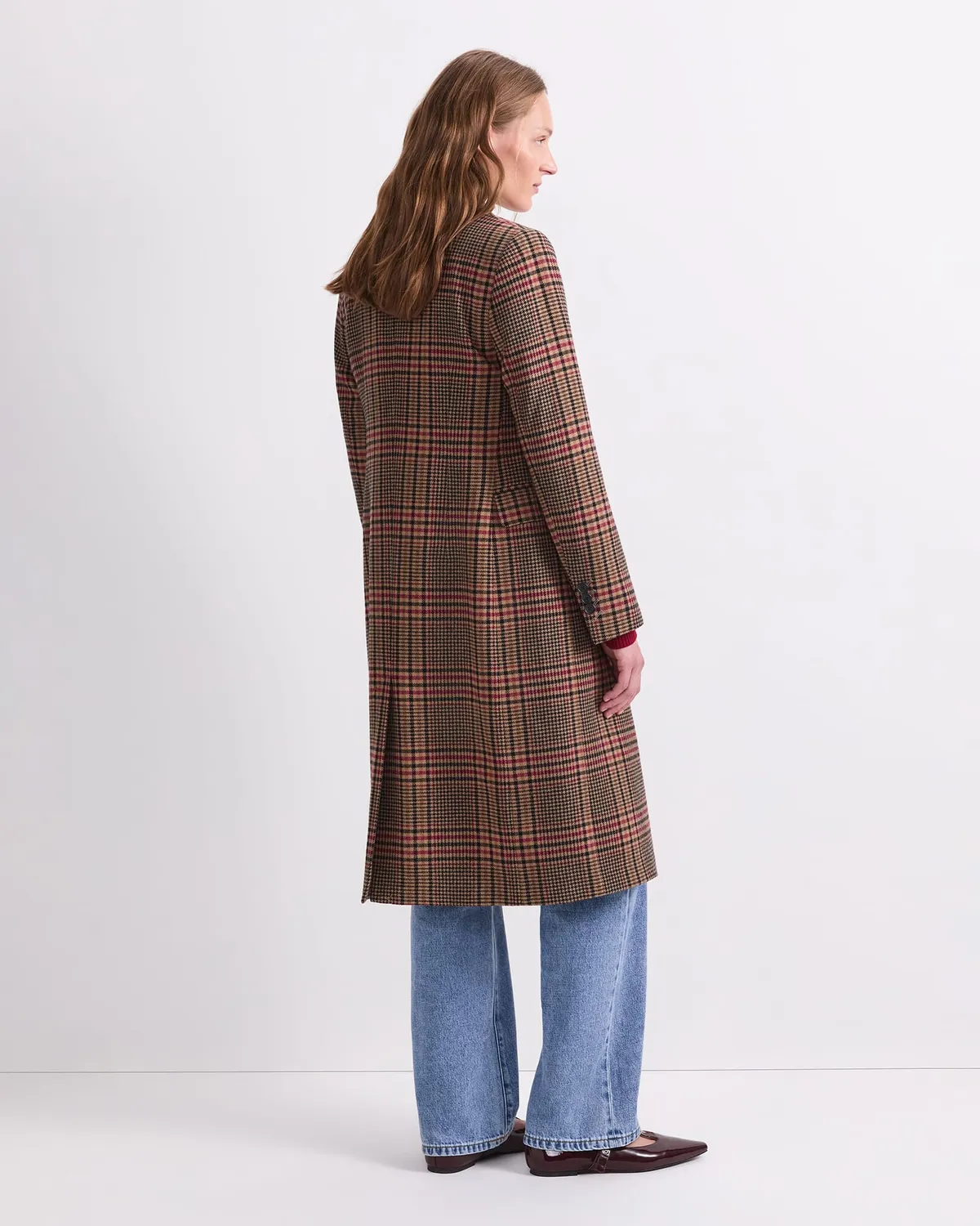 Sportscraft Gia manteau carreaux laine femme