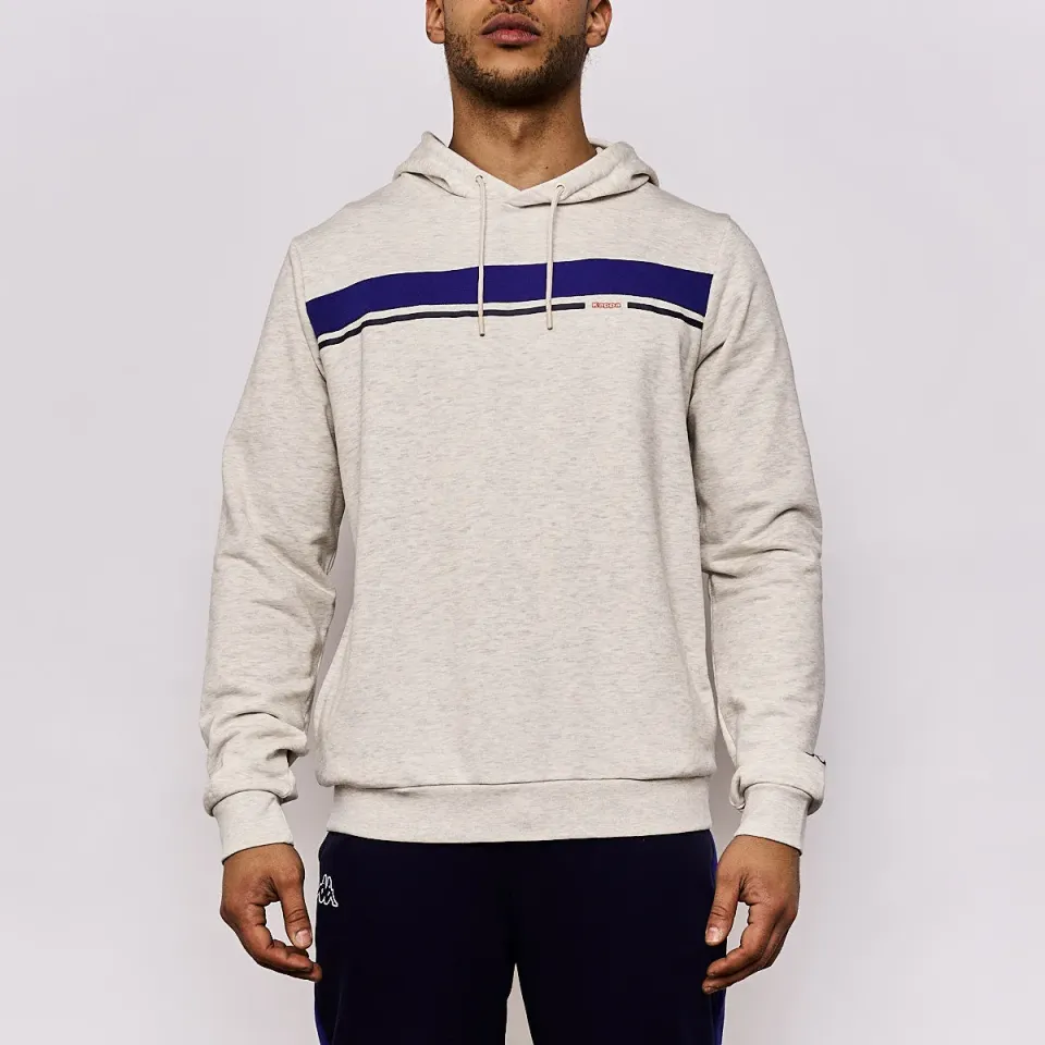 Robe di Kappa Affragola hoodie homme blanc cassé coton