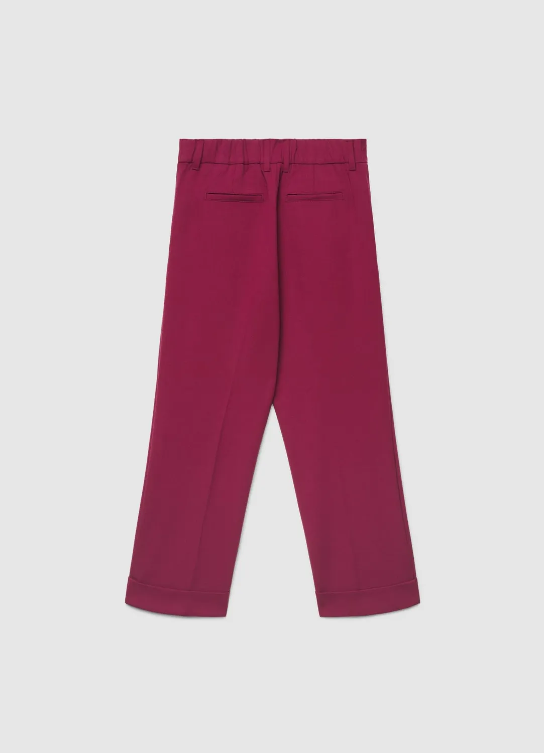 Calliope pantalon femme droit taille élastique