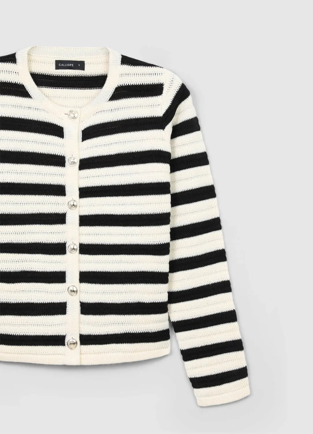 Calliope cardigan femme rayé boutons