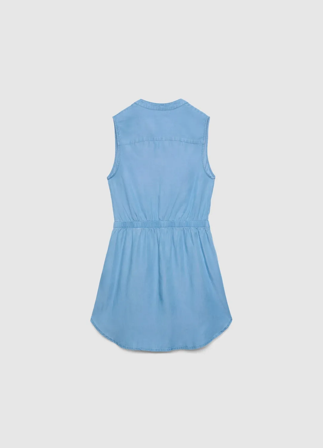 Calliope robe sans manches boutonnée femme col coréen