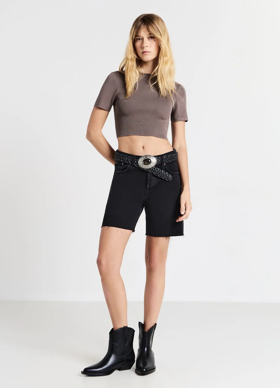 Calliope T-shirt Uni t-shirt femme col rond