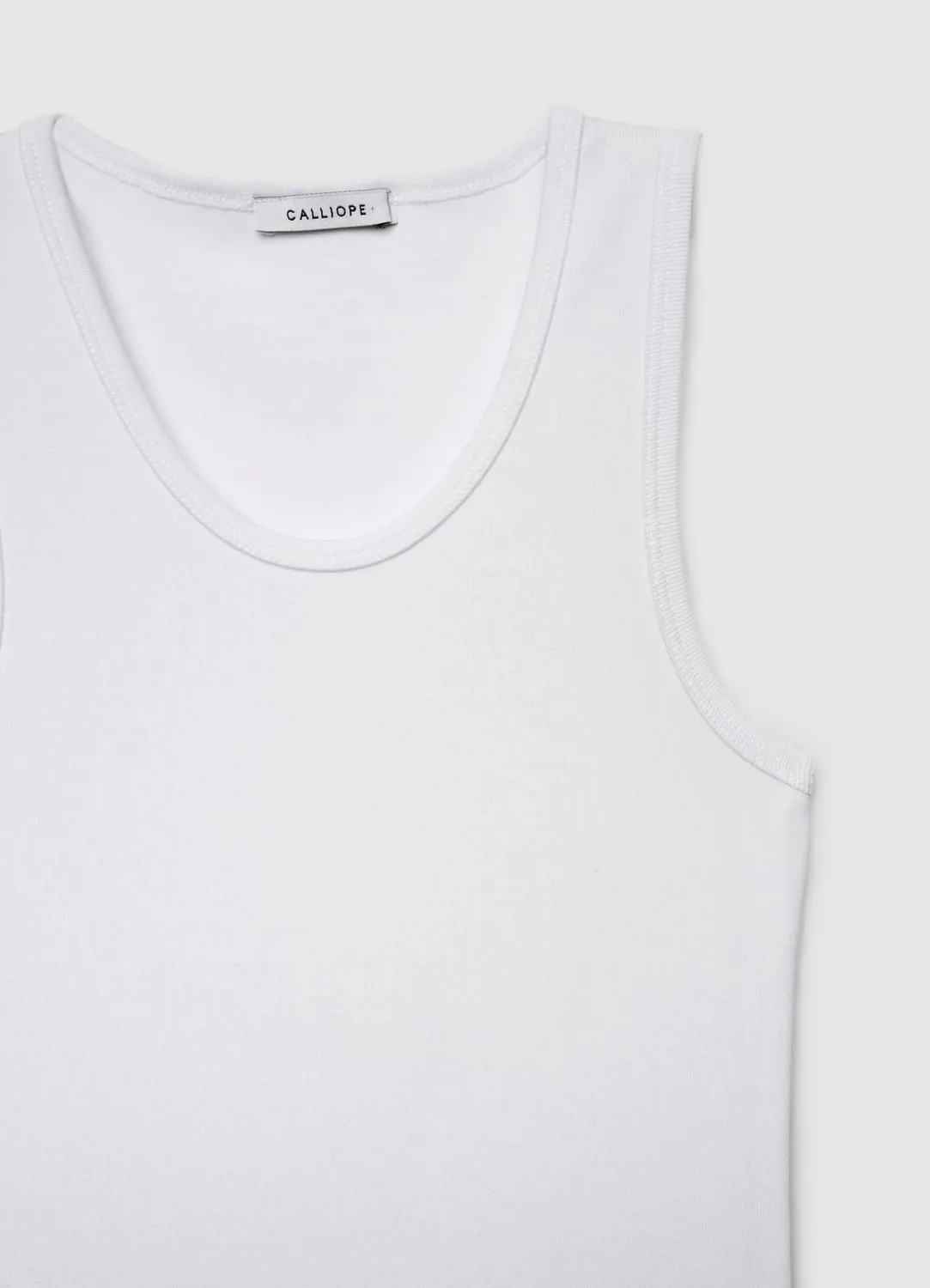 Calliope débardeur uni femme col large