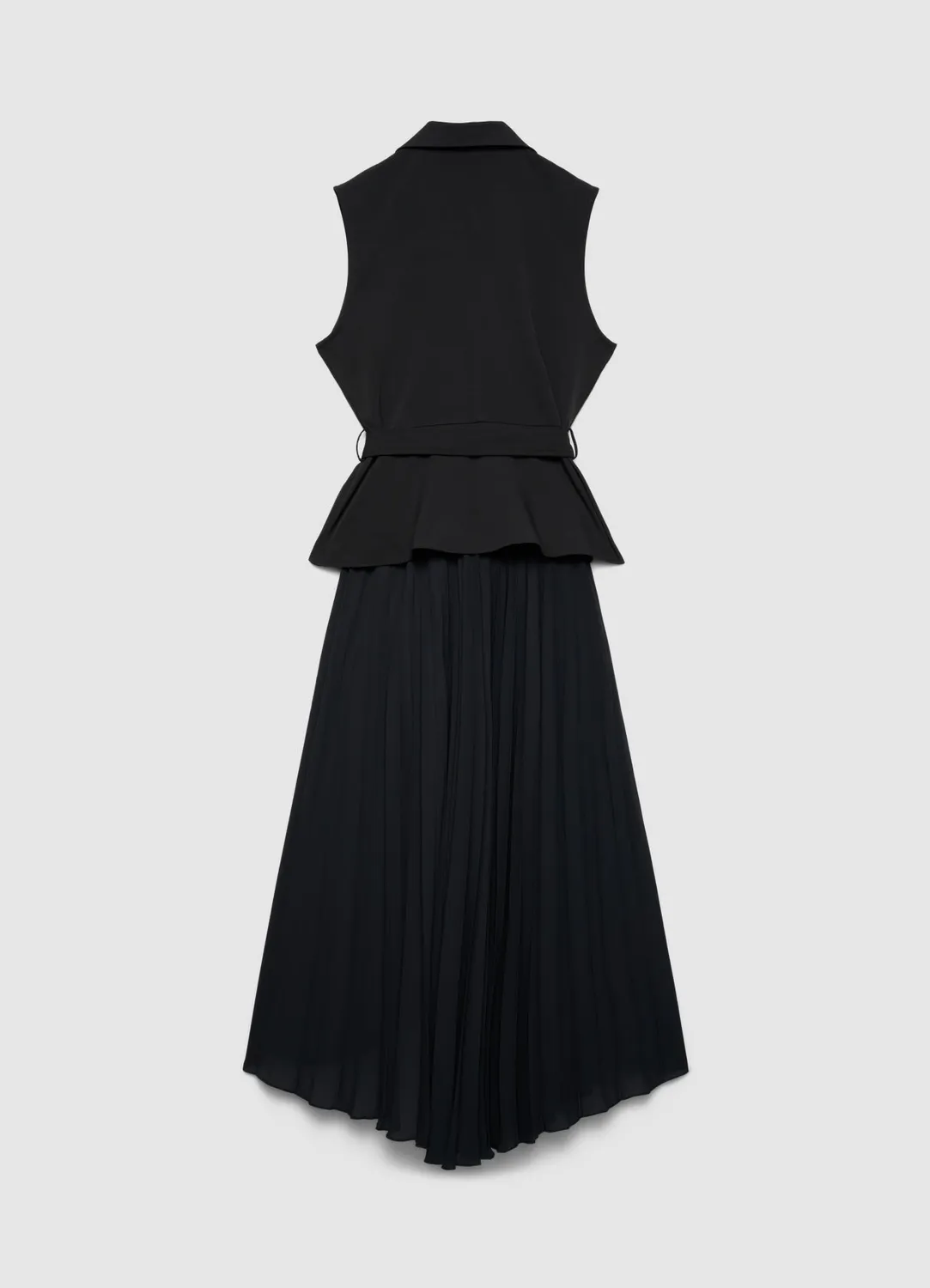 Calliope robe gilet femme double boutonnage plissée