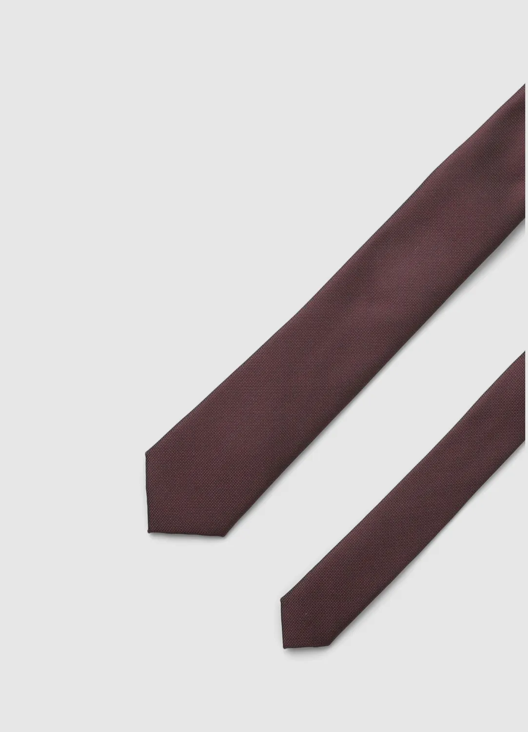Calliope cravate homme unie classique pointe lance