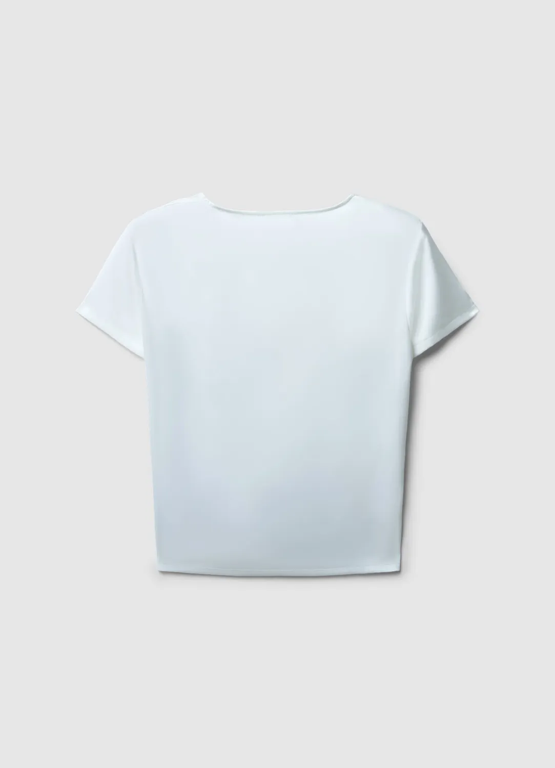 Calliope t-shirt simil raso t-shirt satiné femme