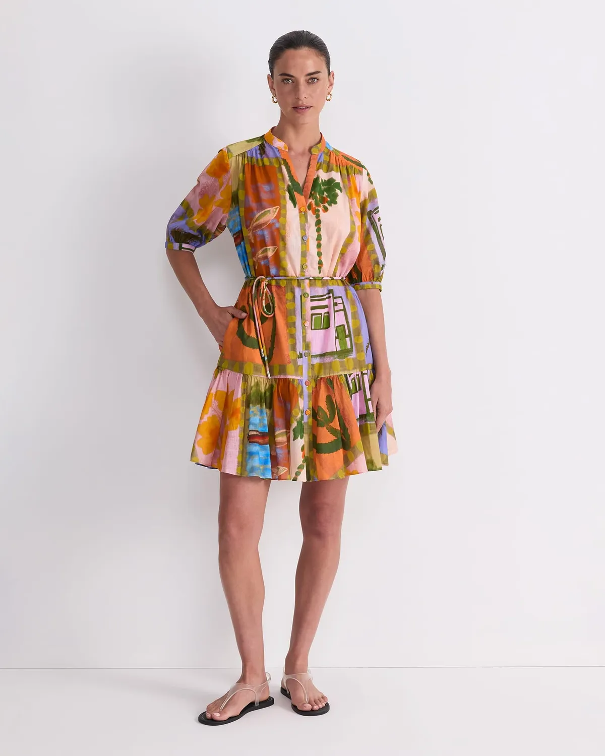 Sportscraft Kai mini robe coton femme imprimée