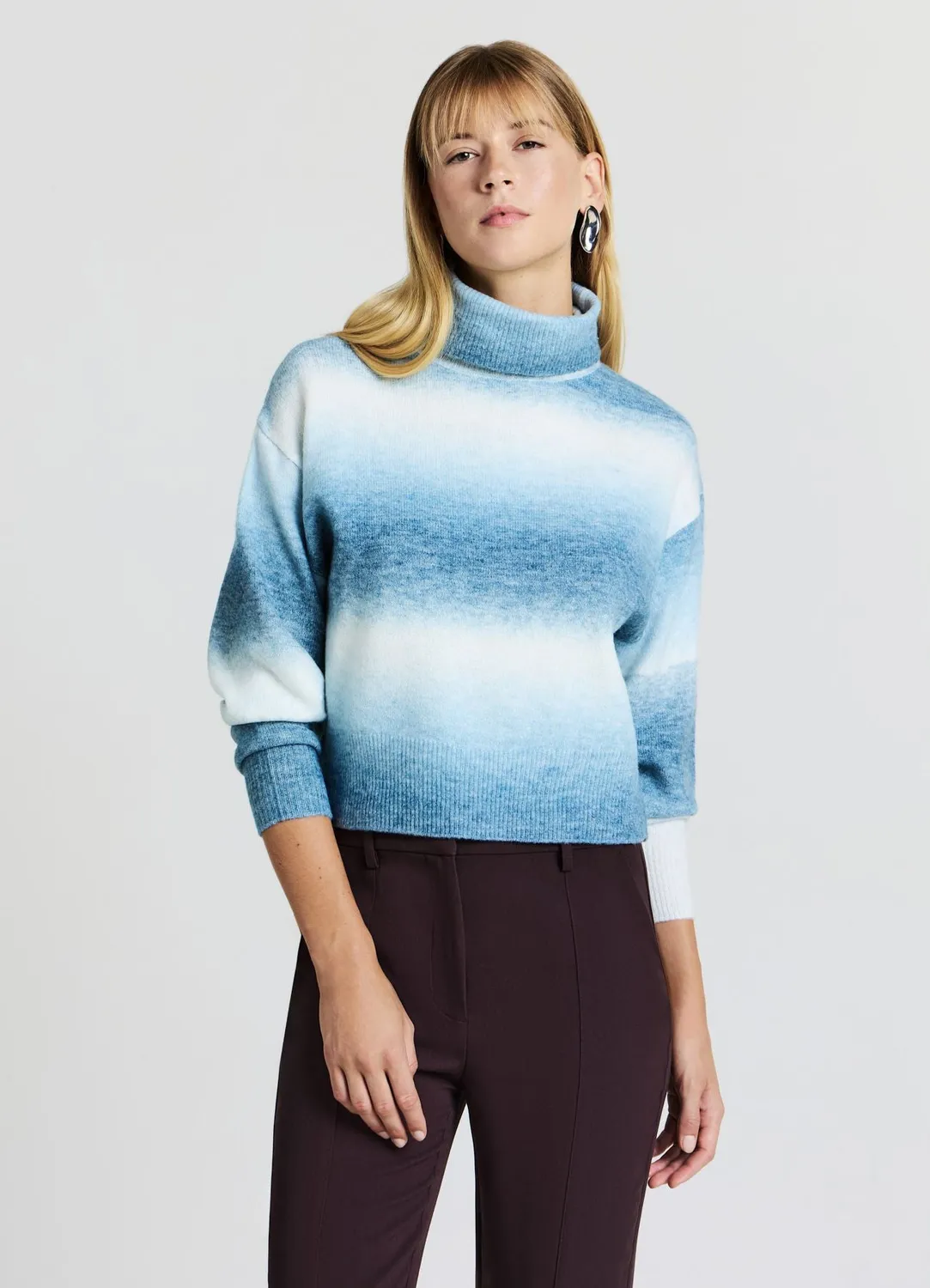 Calliope pull col roulé dégradé femme M