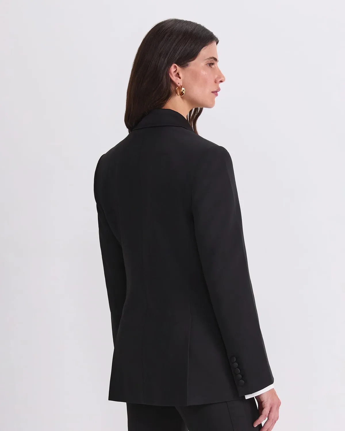 Sportscraft Angie Blazer double-boutonné satin femme
