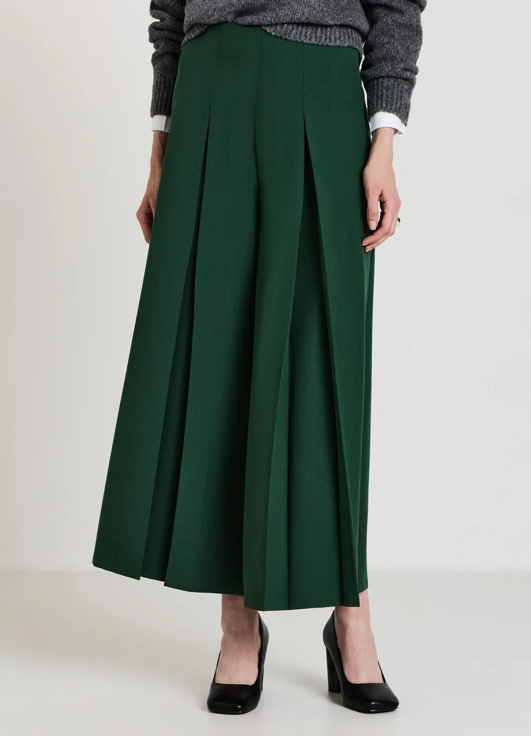 Calliope pantalon large plissé femme S fluide