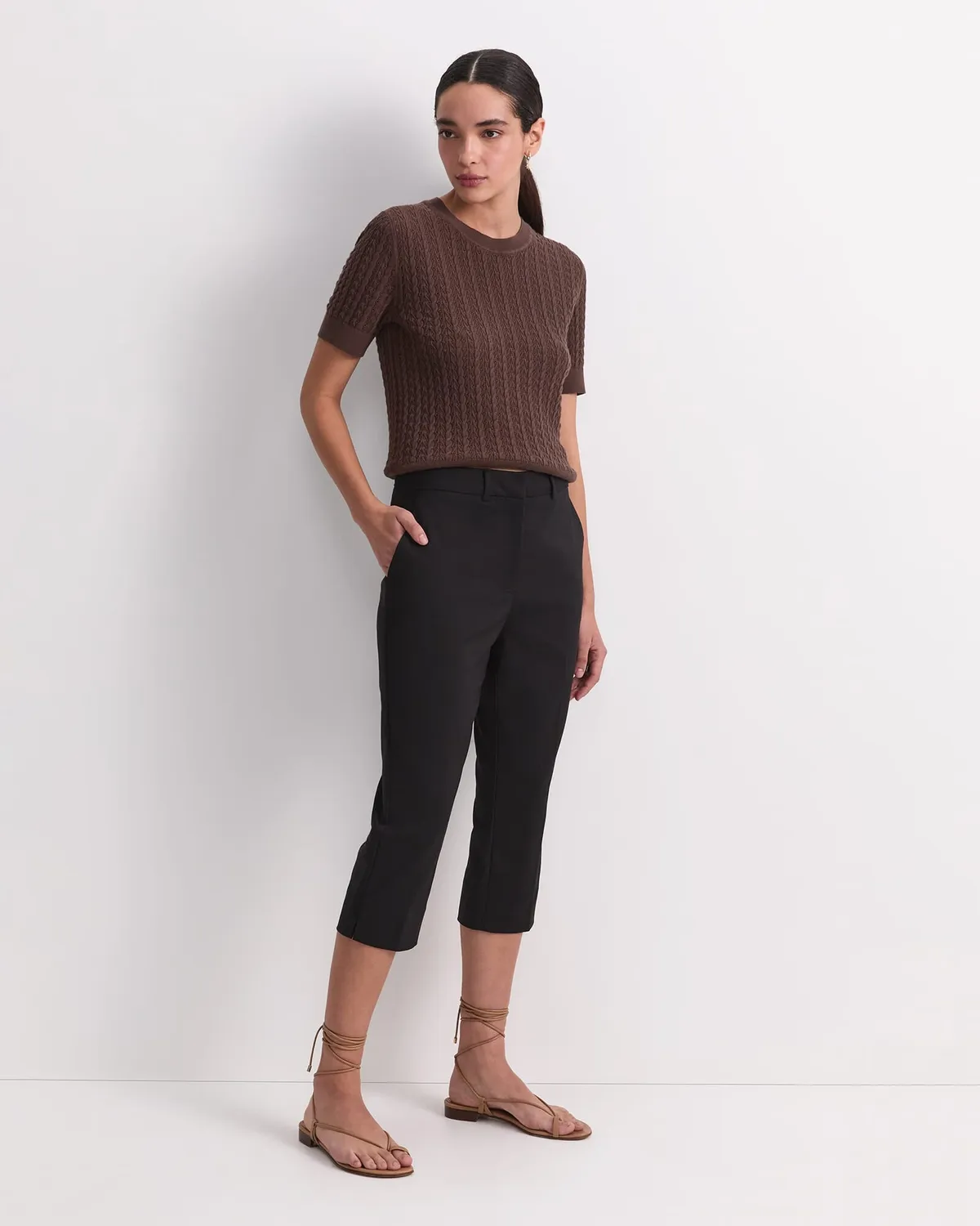 Sportscraft Yvette pedal pusher pantalon corsaire fuselé léger