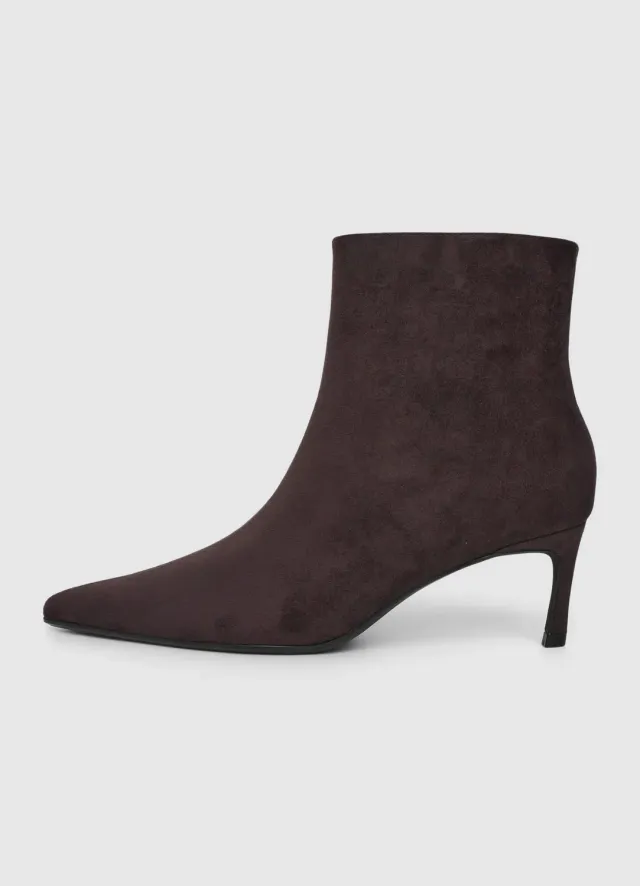 Calliope Bottines talon femme bout fin zip