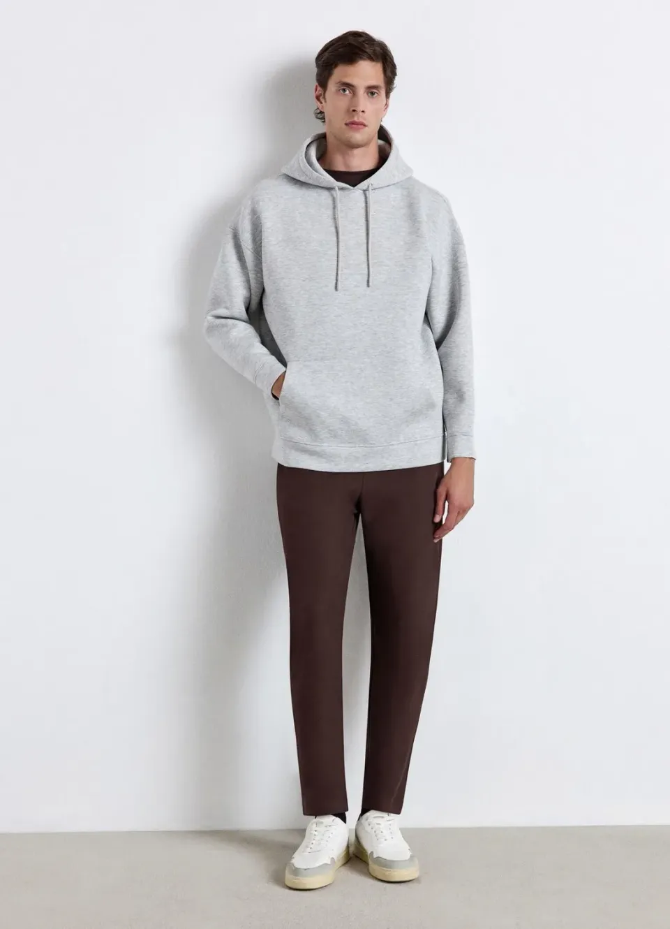 Calliope jogging homme piqué droit cordon uni
