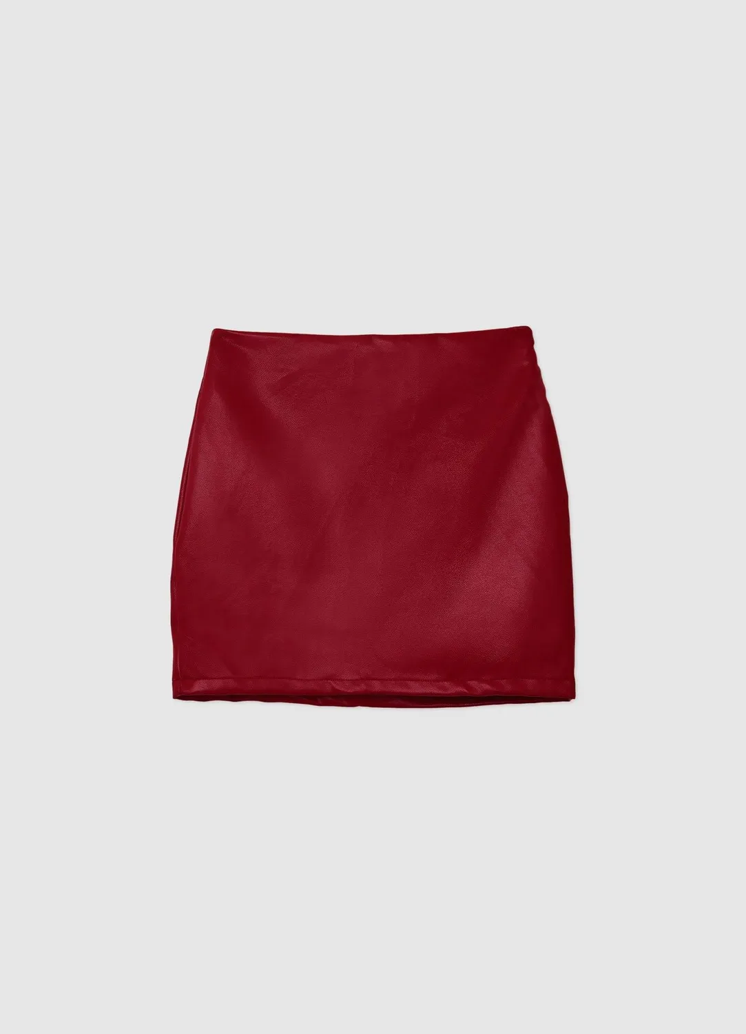 Calliope jupe mini similcuir femme droite