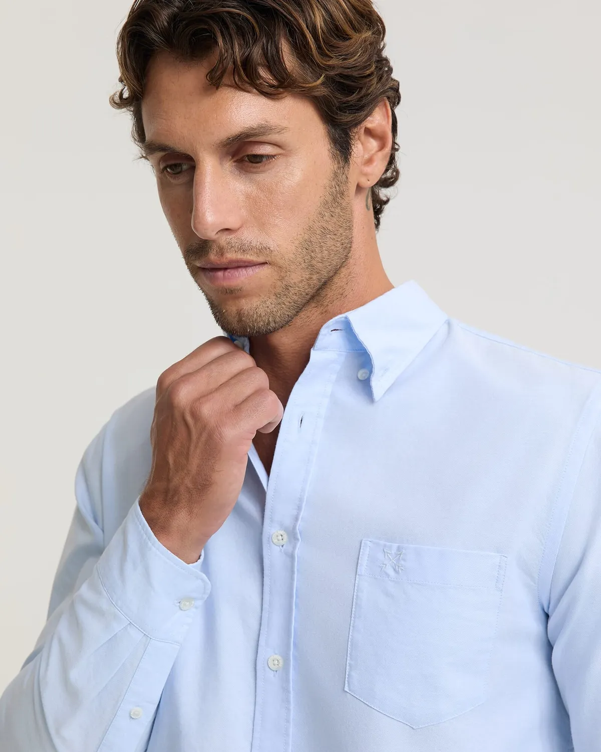Sportscraft Oxford chemise manches longues coton homme