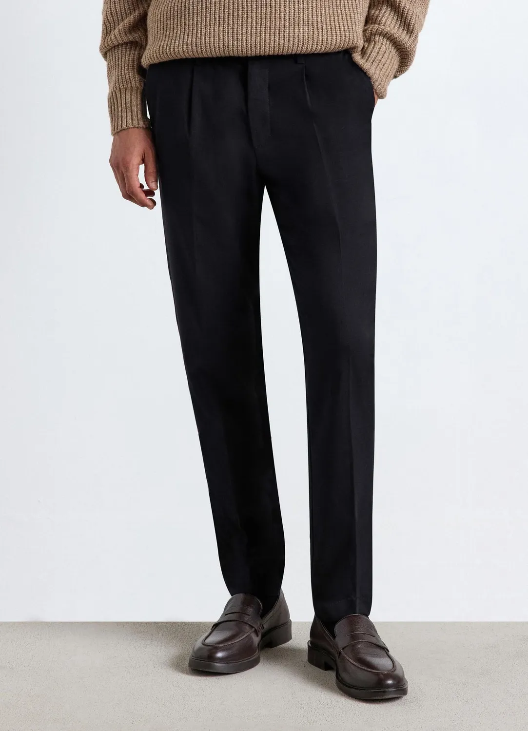 Calliope pantalon homme taille élastique coupe droite
