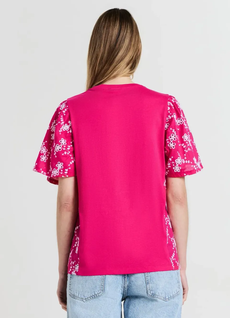 Calliope t-shirt broderie anglaise femme coton