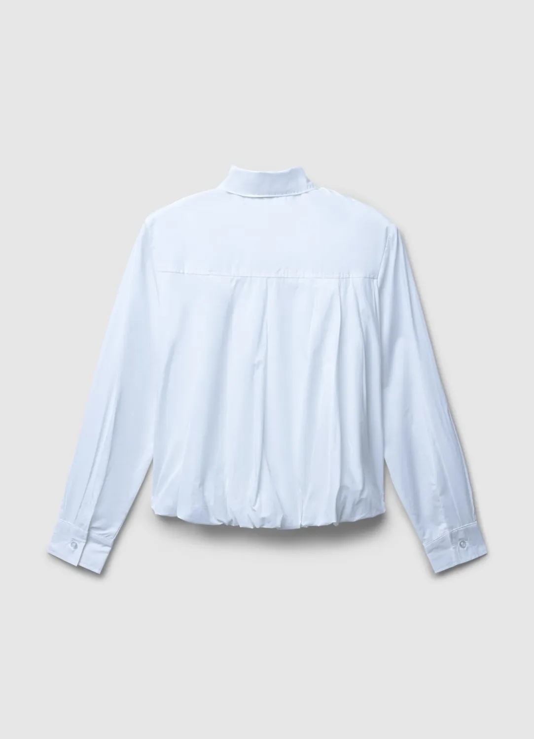 Calliope Chemise Ballon Femme Coton Uni Boutons