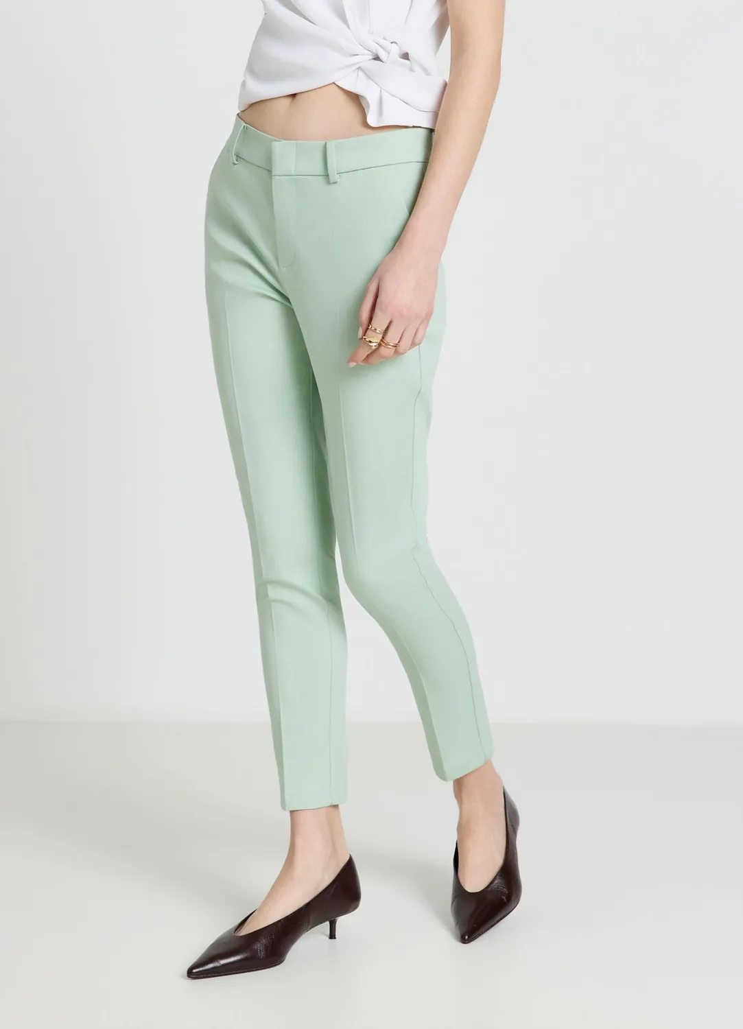 Calliope pantalon coton rasatello femme XS droit