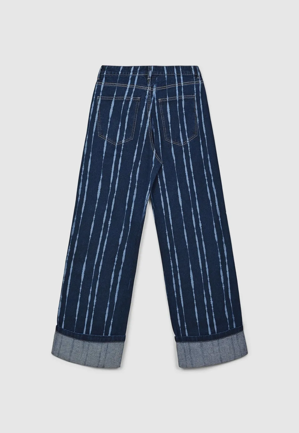 Calliope jean straight délavé femme à revers