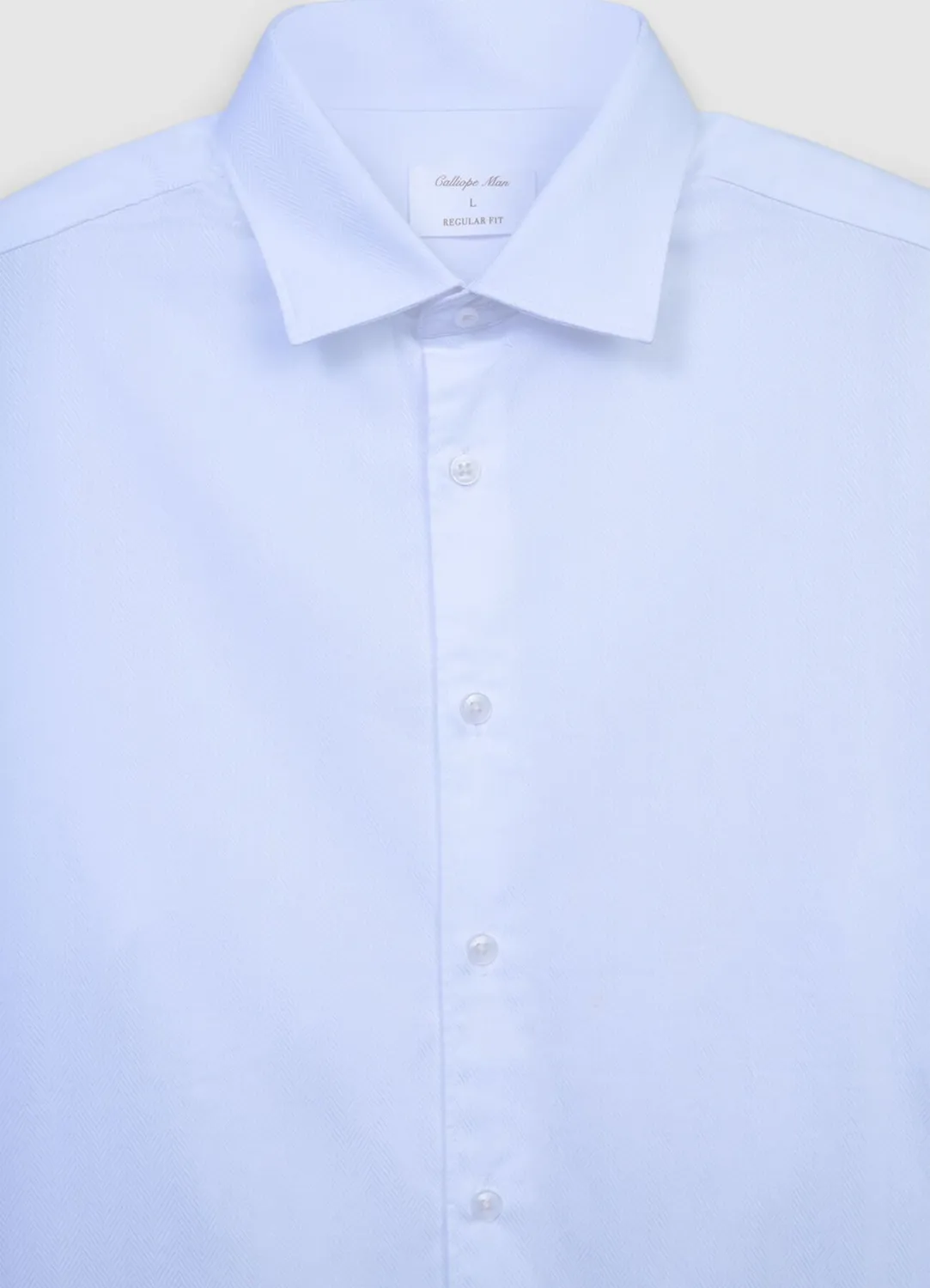 Calliope Chemise homme coton manches longues coupe regular