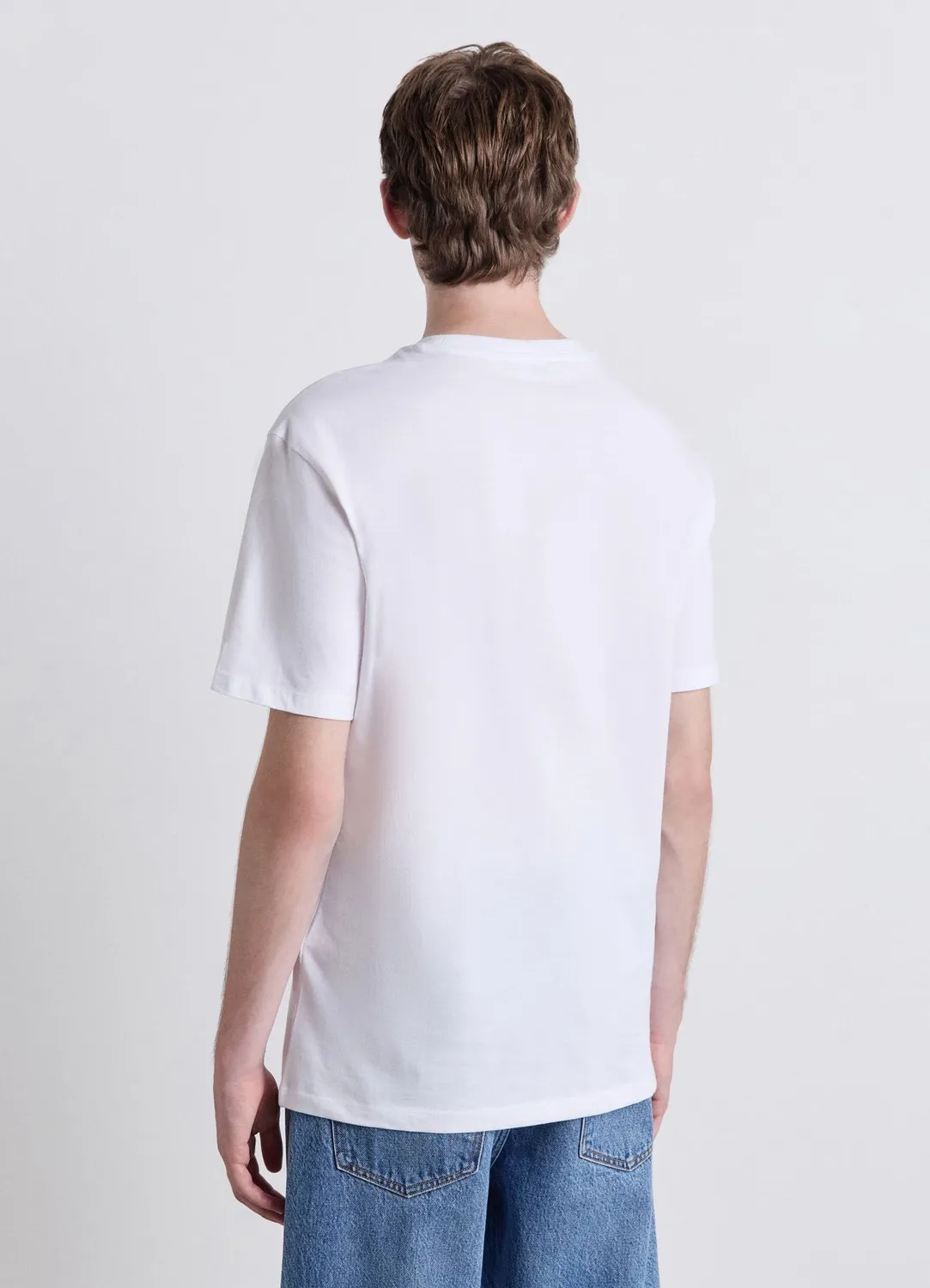 Calliope t-shirt homme col rond uni manches courtes