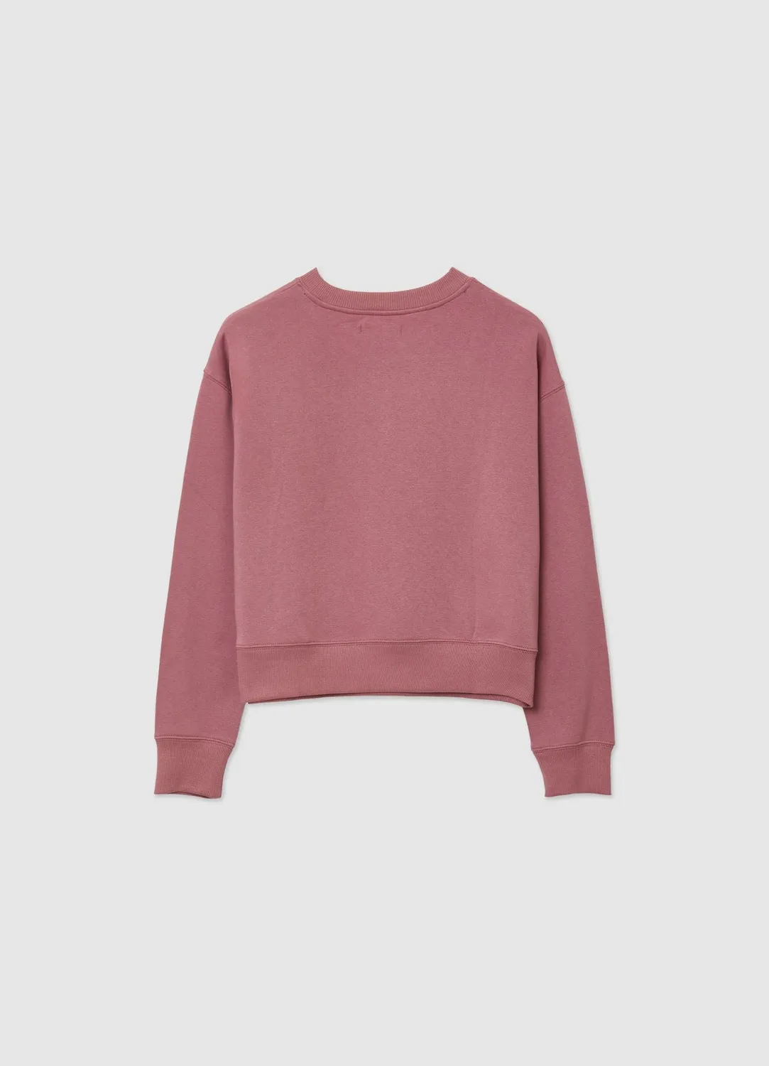 Calliope sweat femme col rond inscription manches longues