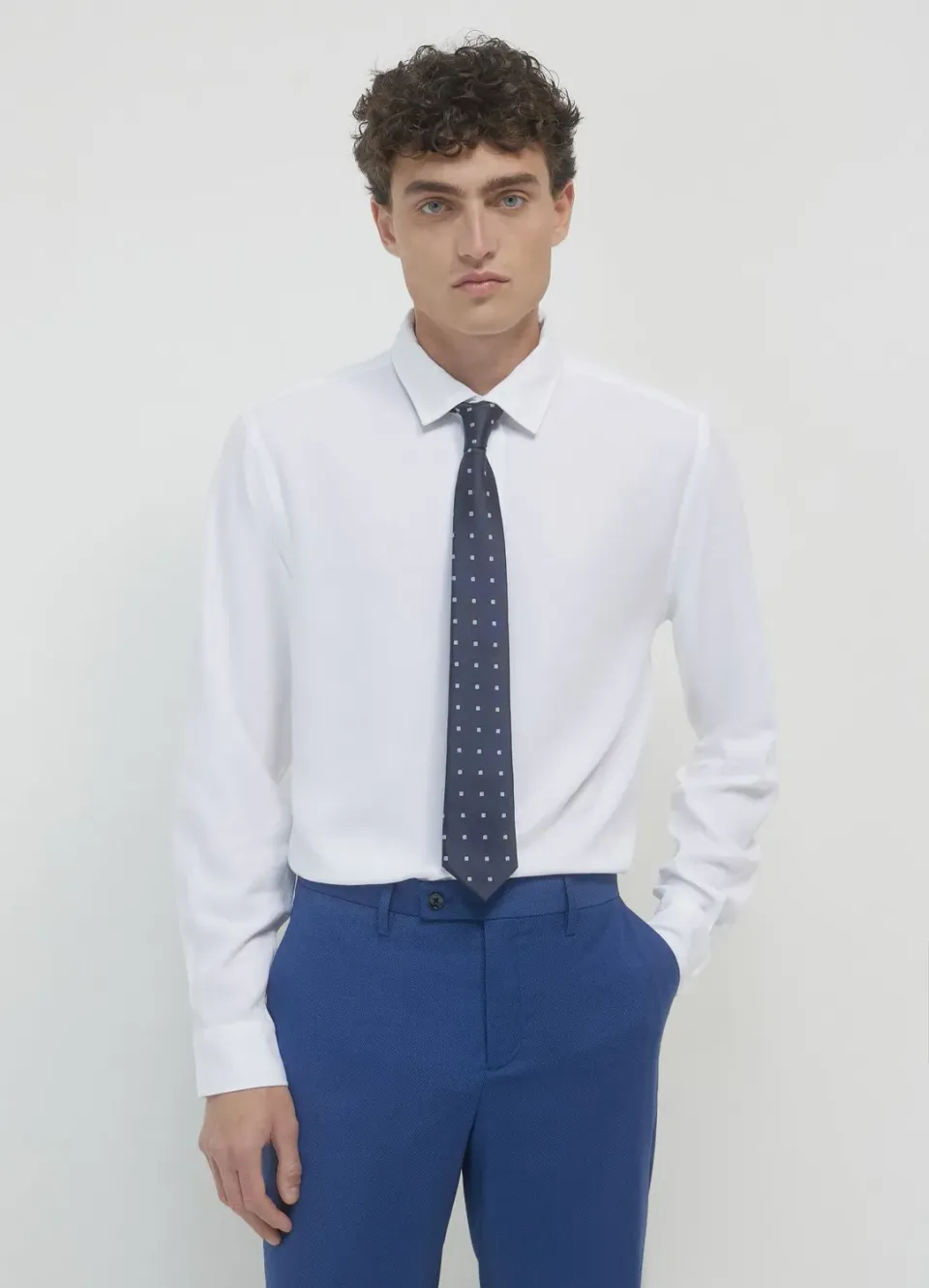 Calliope chemise classique unie homme manches longues