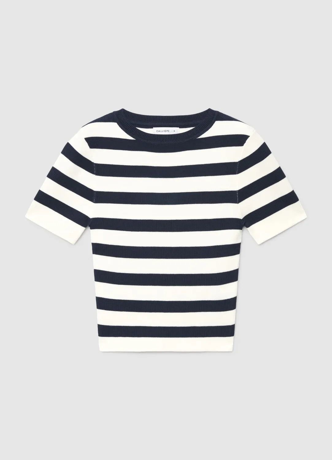 Calliope T-shirt Rayé Femme Manches Courtes