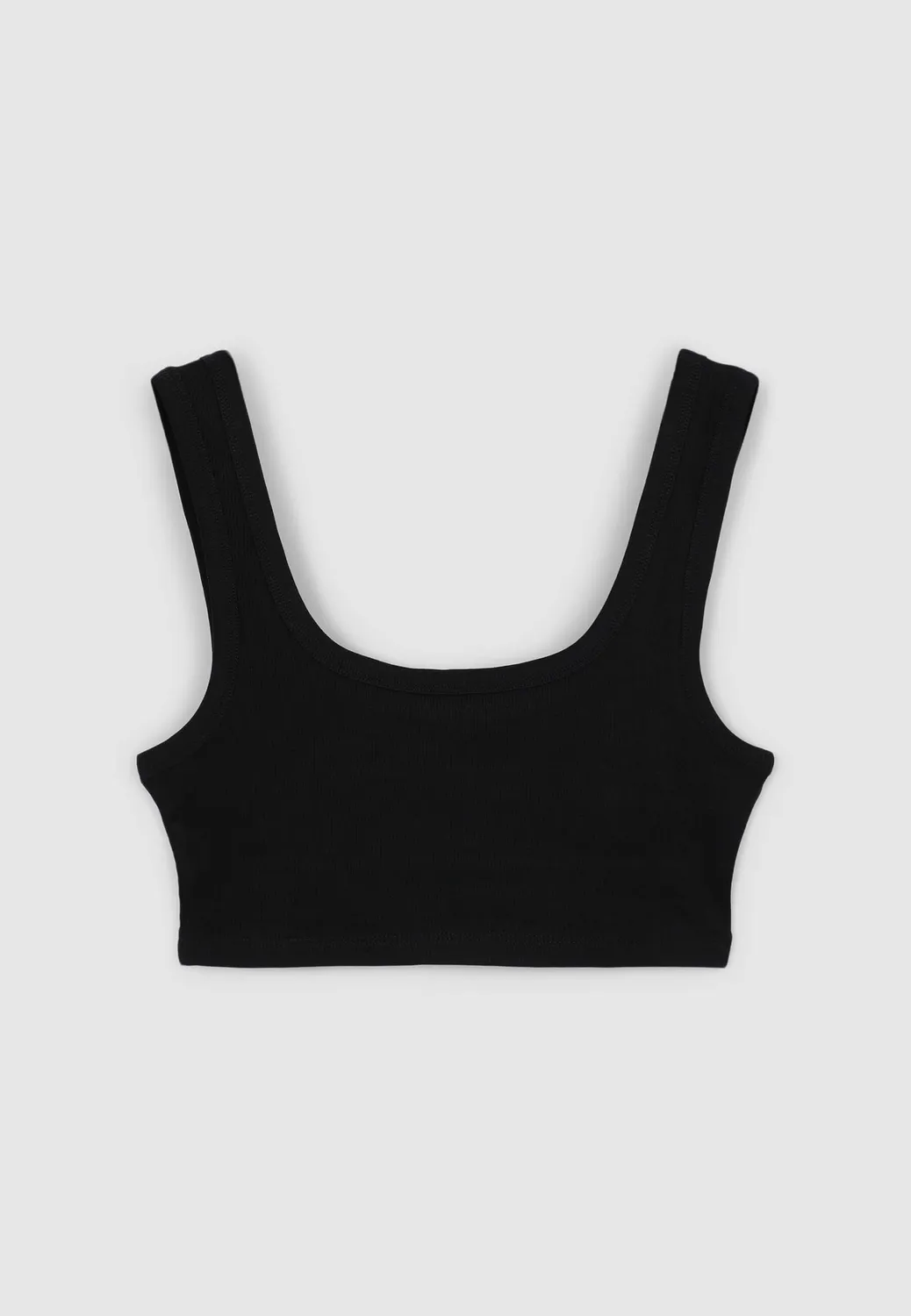 Calliope top brassière côtelé coton femme