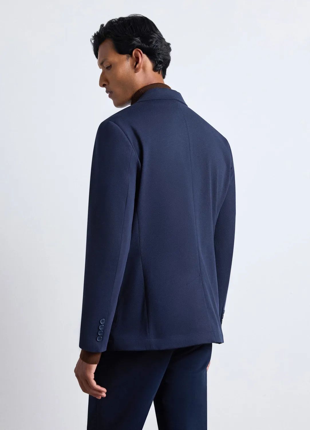 Calliope Veste piqué 2 boutons homme unie