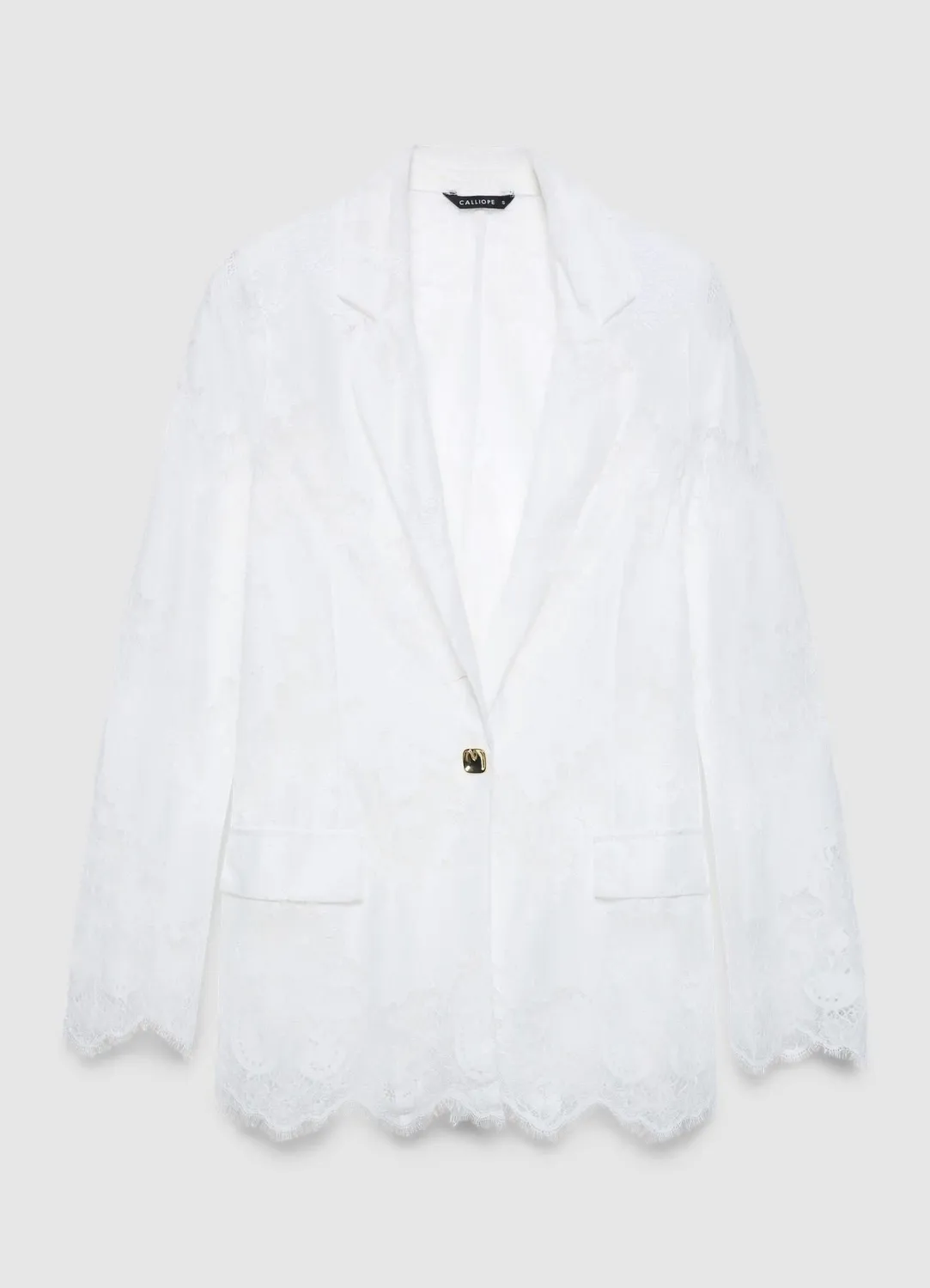 Calliope veste blazer femme dentelle feston